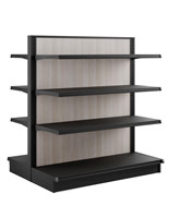 upscale retail gondola shelving