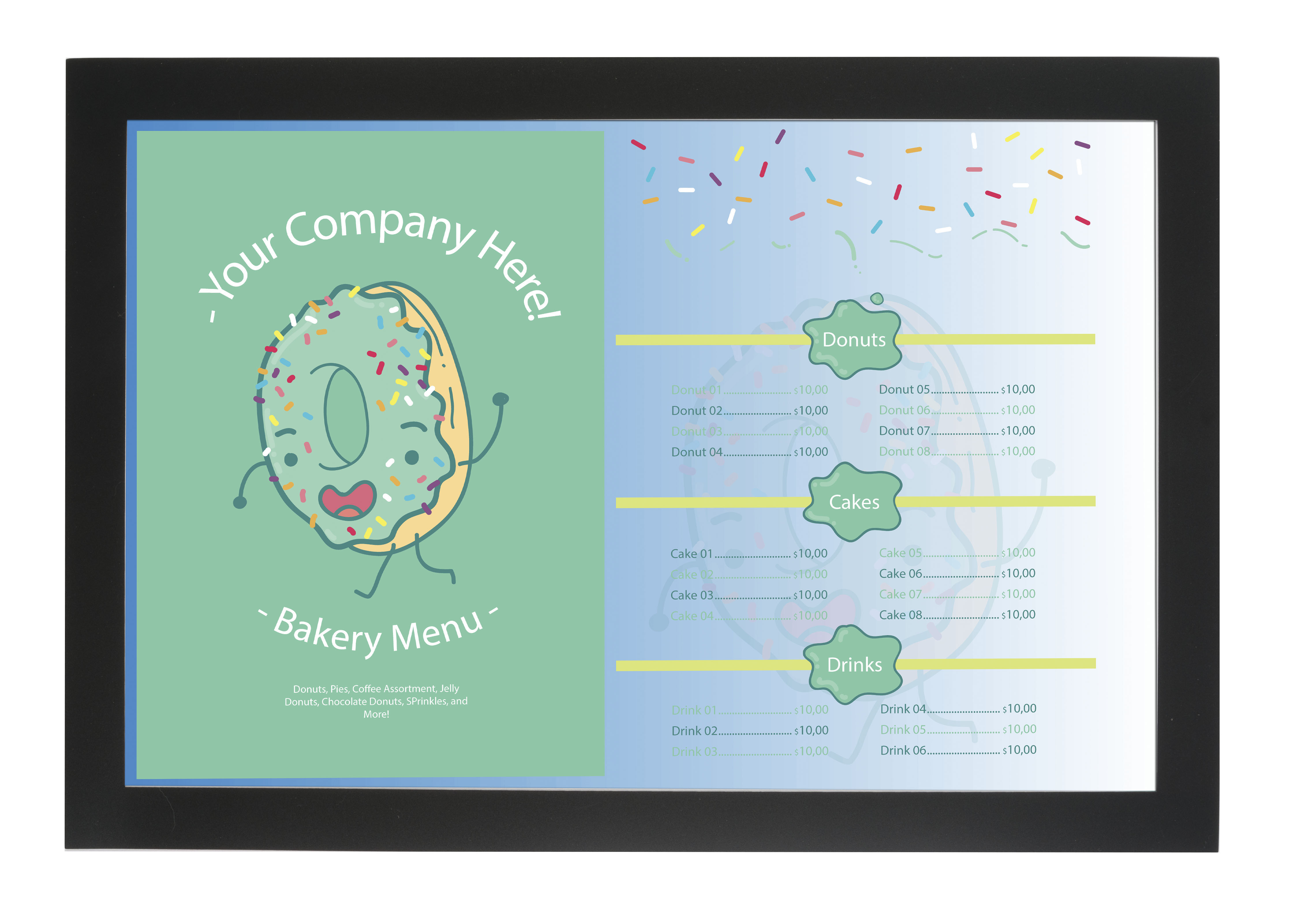 11 x 17 Adhering Sign Frame | Self Stick | Displays2Go