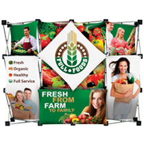 Tabletop pop up displays for countertop use