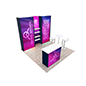 10x10 Trade Show Booth Kit with graphics 