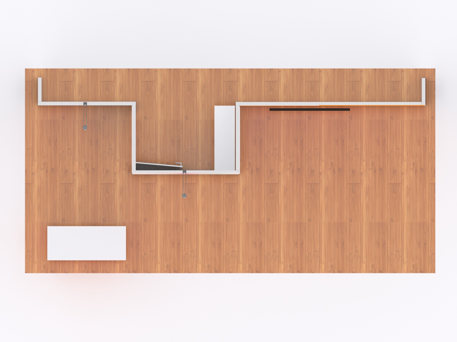 10x20 Modular Exhibition Stands w/ Monitor Mount, Spotlights, Counter and Storage - Image 5