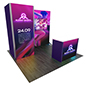 10x10 Exhibit Booth with customization 