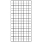 2' x 4' Black Wire Grid Panel for Hooks