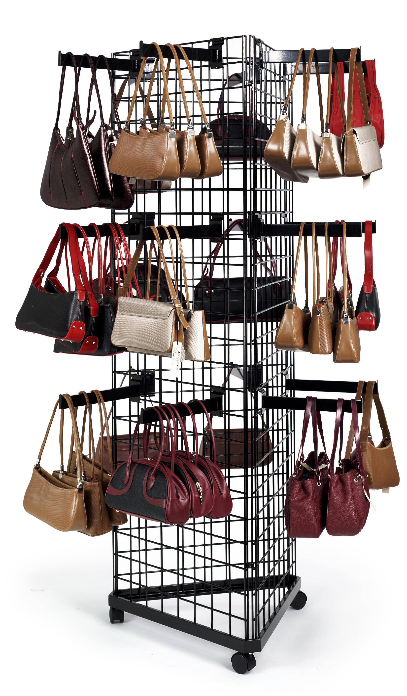 Grid Merchandisers | Three Sided Display with Faceouts | Displays2Go