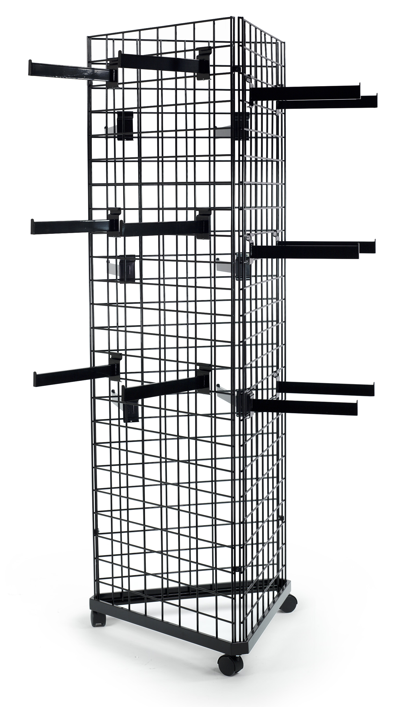 Grid Merchandisers | Three Sided Display with Faceouts | Displays2Go