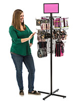 Gridwall display stands