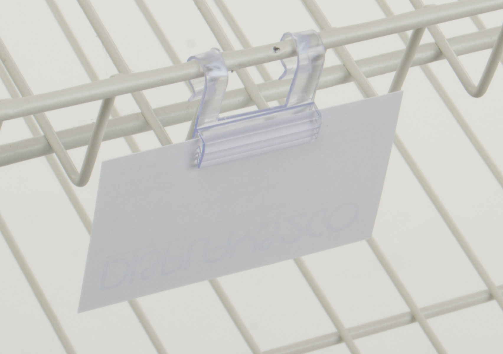 Wire Shelf Label Clips | Shelving Display for Price Labeling | Displays2Go