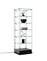 Frameless LED Showcase, 24" Overall Width