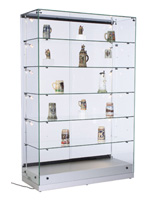 Wide LED Display Cabinet, 48" Overall Width