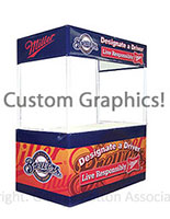 Portable Display Booth for Outdoor Trade Shows