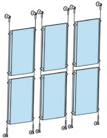 Hanging Systems with Acrylic Panels