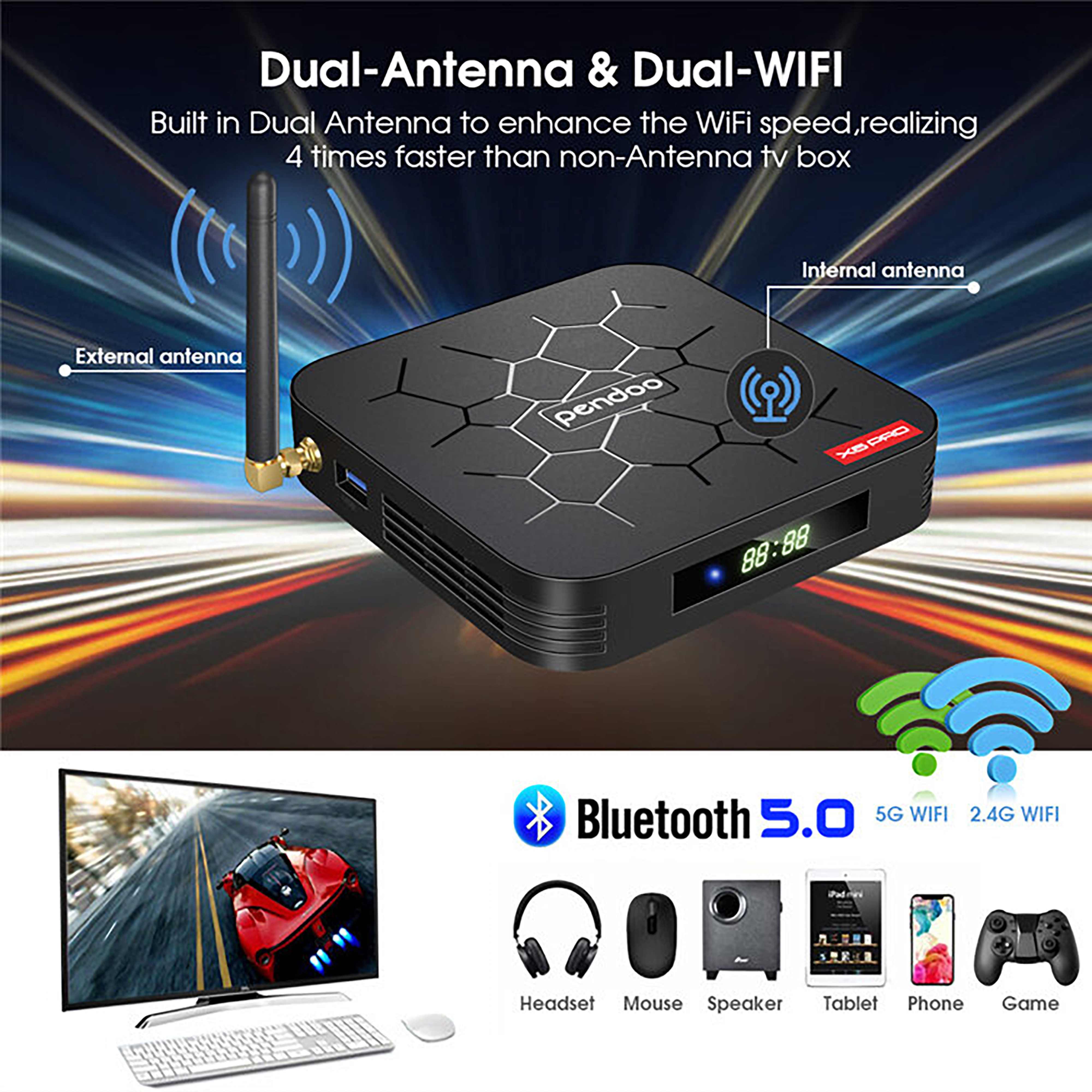 Android Digital Multimedia Player | 32GB of Embedded Memory | Displays2Go