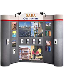 Trade Show Booth Display Walls  Hook-and-Loop & Gridwall Panels