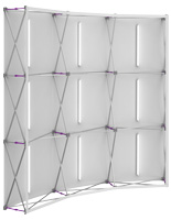 Backlit Pop Up Frame for Fabric Wall Graphic Made with Aluminum