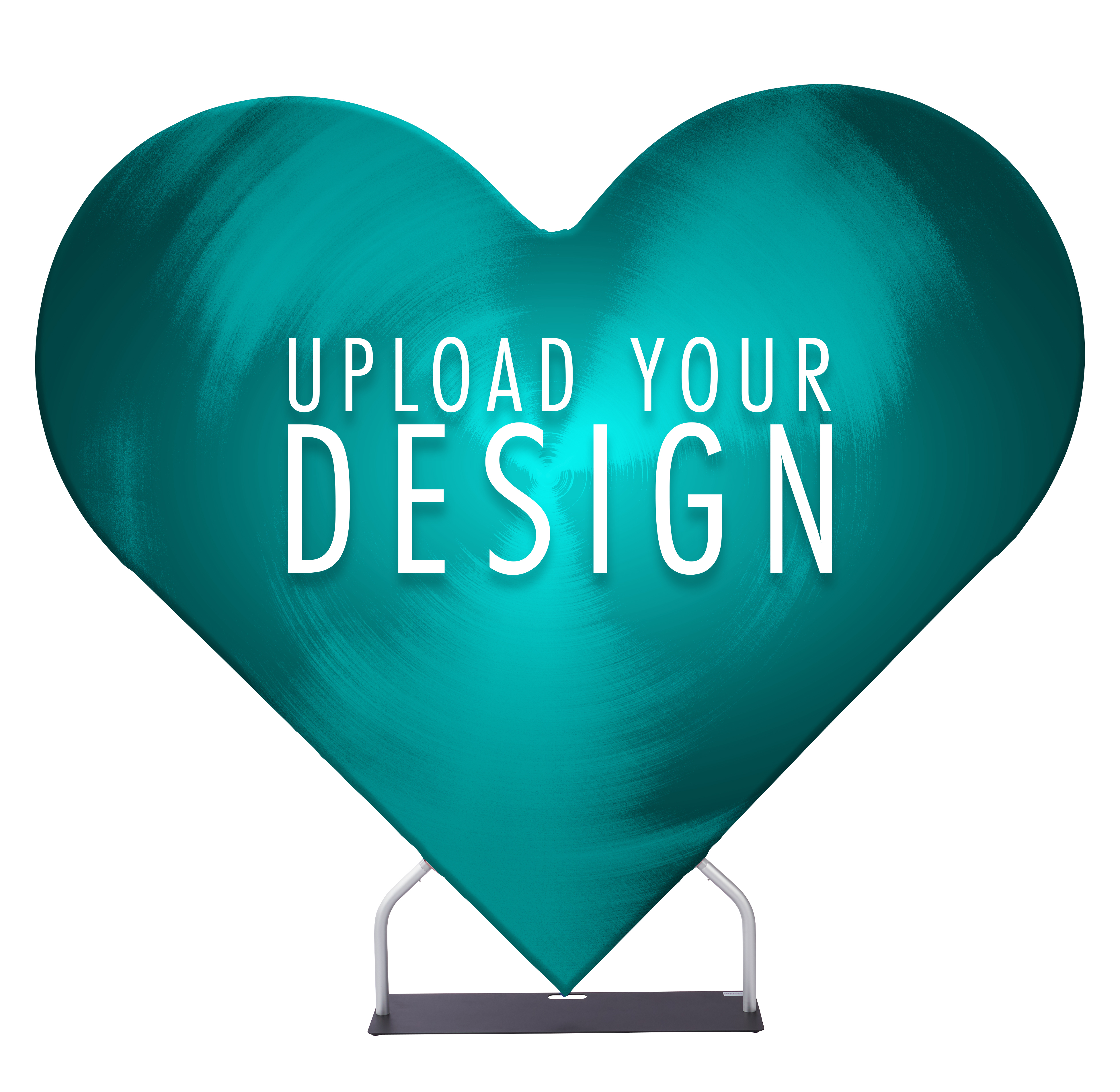 Replacement Graphics for HS7BWALLSS_Heart, 2-Sided Full Color Custom Printing - Image 2