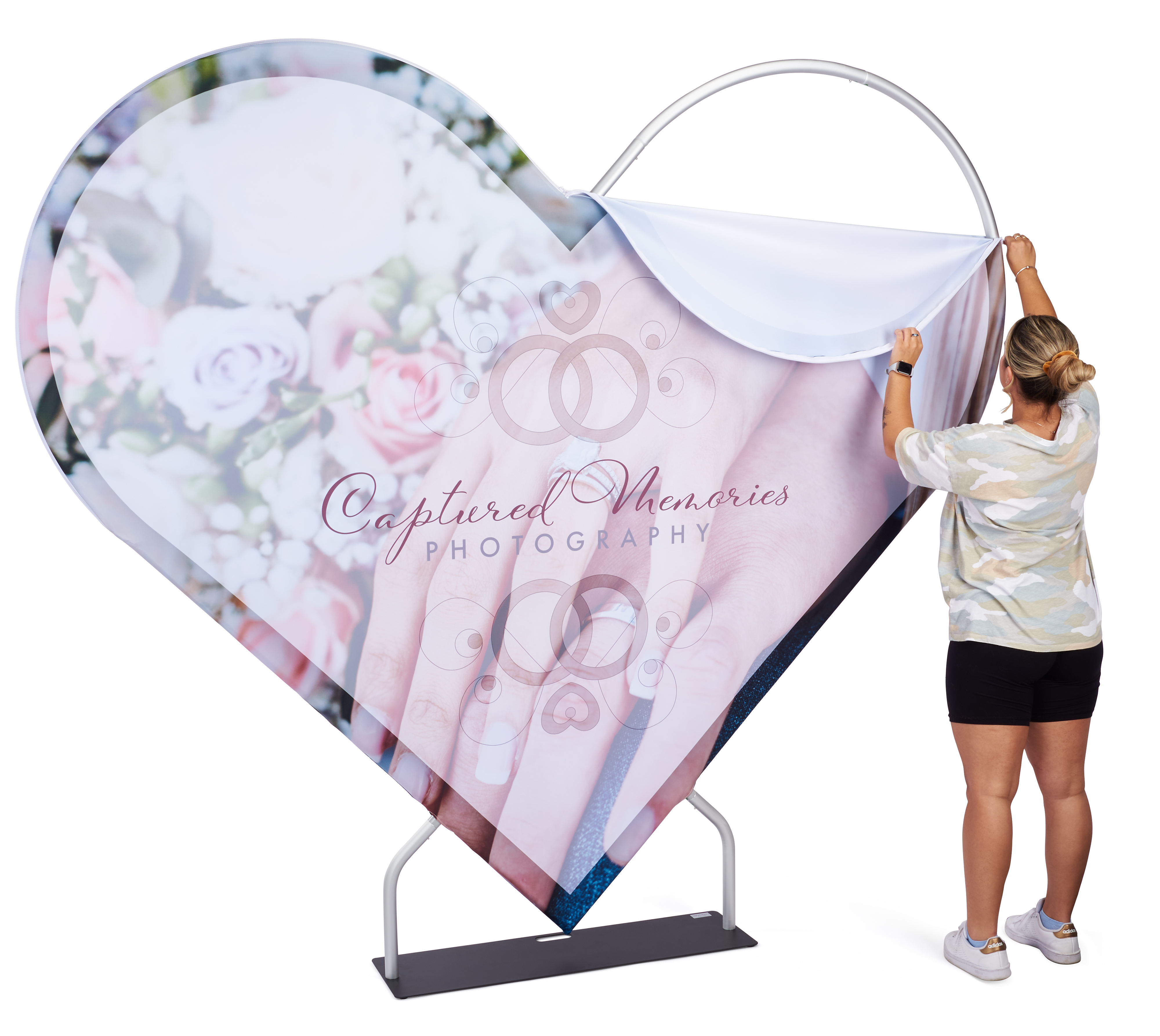 Replacement Graphics for HS7BWALLSS_Heart, 2-Sided Full Color Custom Printing - Image 3