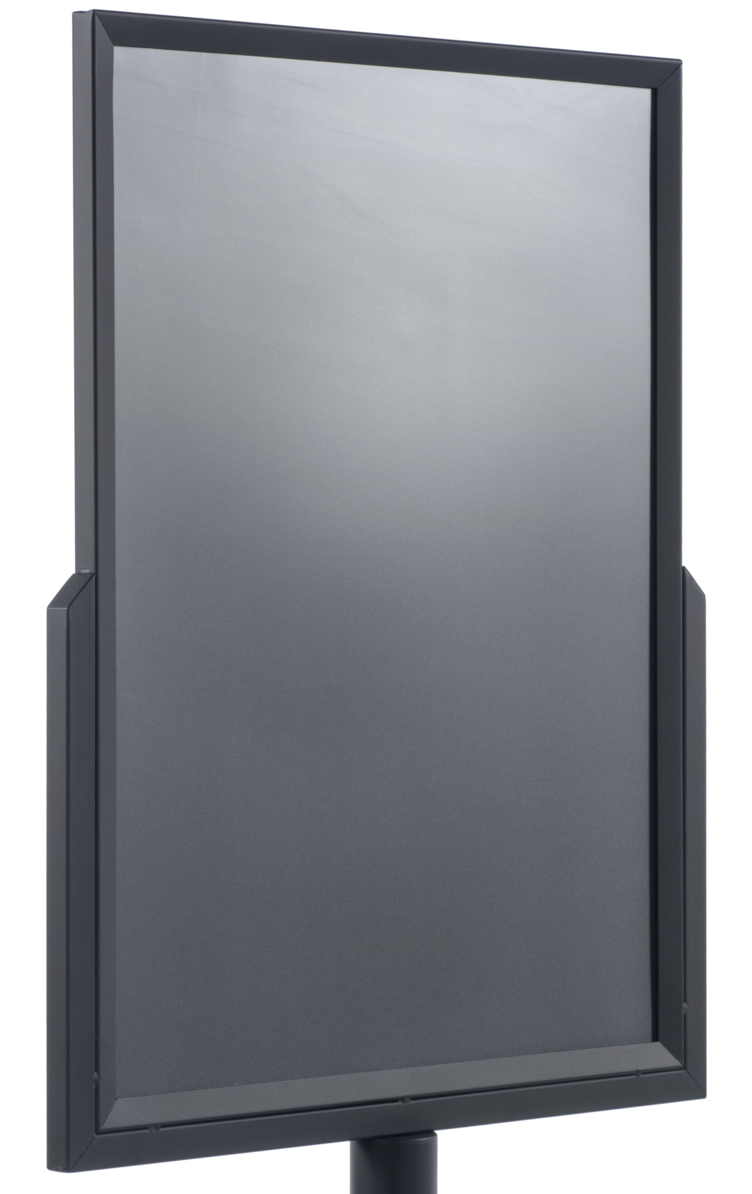 Display Post Small 18” x 24” Sign Post with 8 Clear Literature Pockets | Displays2Go