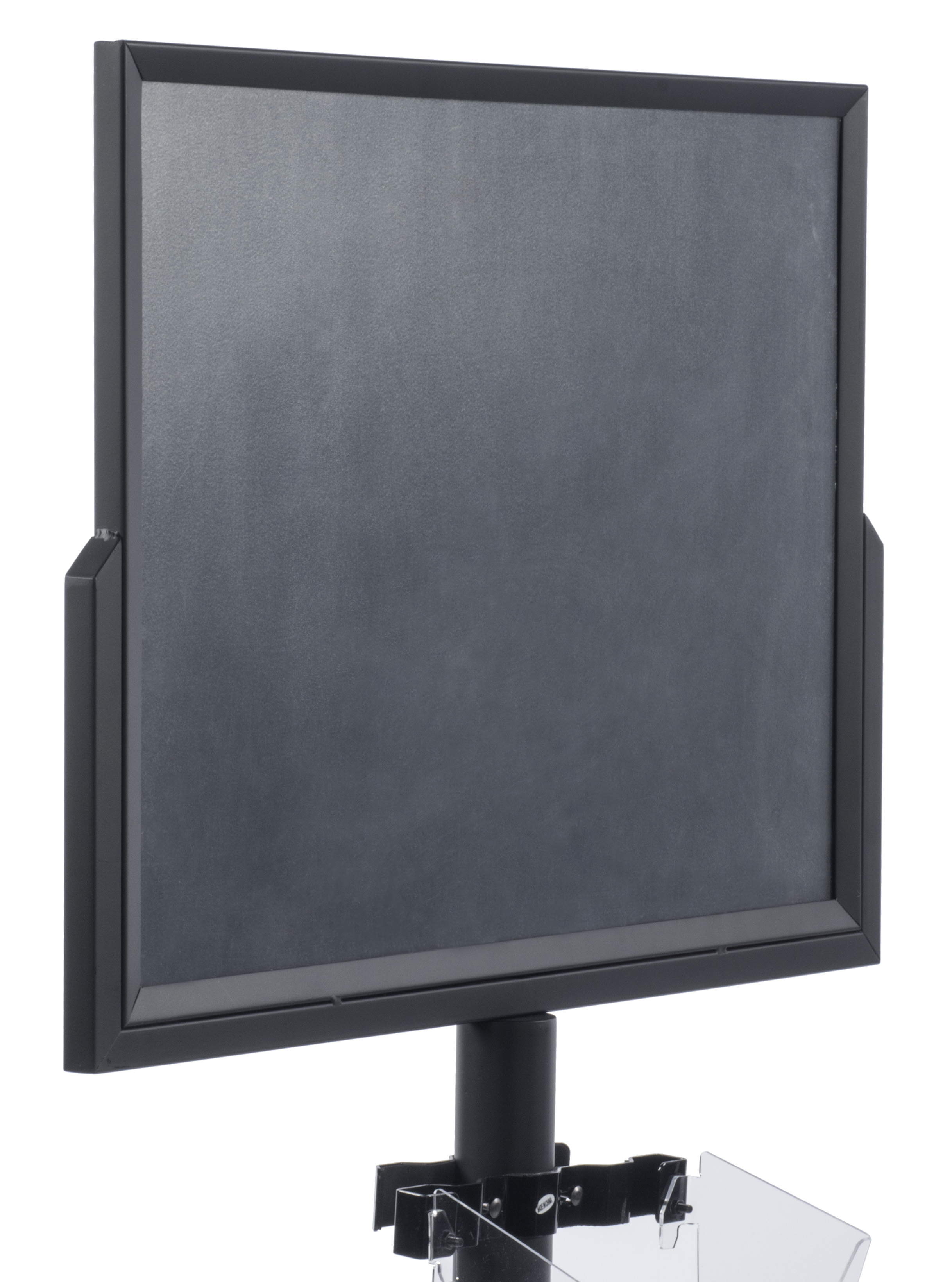 Display Post Small 24” x 18” Sign Post with 4 Clear Literature Pockets | Displays2Go