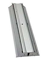 Double sided banner stand - hardware only with telescopic pole
