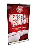 Premium banner stand - poster only with full color graphics