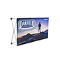 Quick fabric pop up banner with dye sublimated fabric 