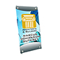 X-frame banner stand - table top poster only measures 7 inches wide