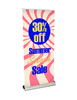 Replacement Poster for silver wing retractable stand with custom printing