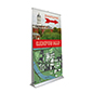 Double sided banner stand - replacement banners only with custom printing
