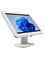 Microsoft Surface kiosk stand with white colorway