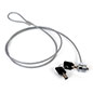 Galvanized steel keyed anti-theft security cable
