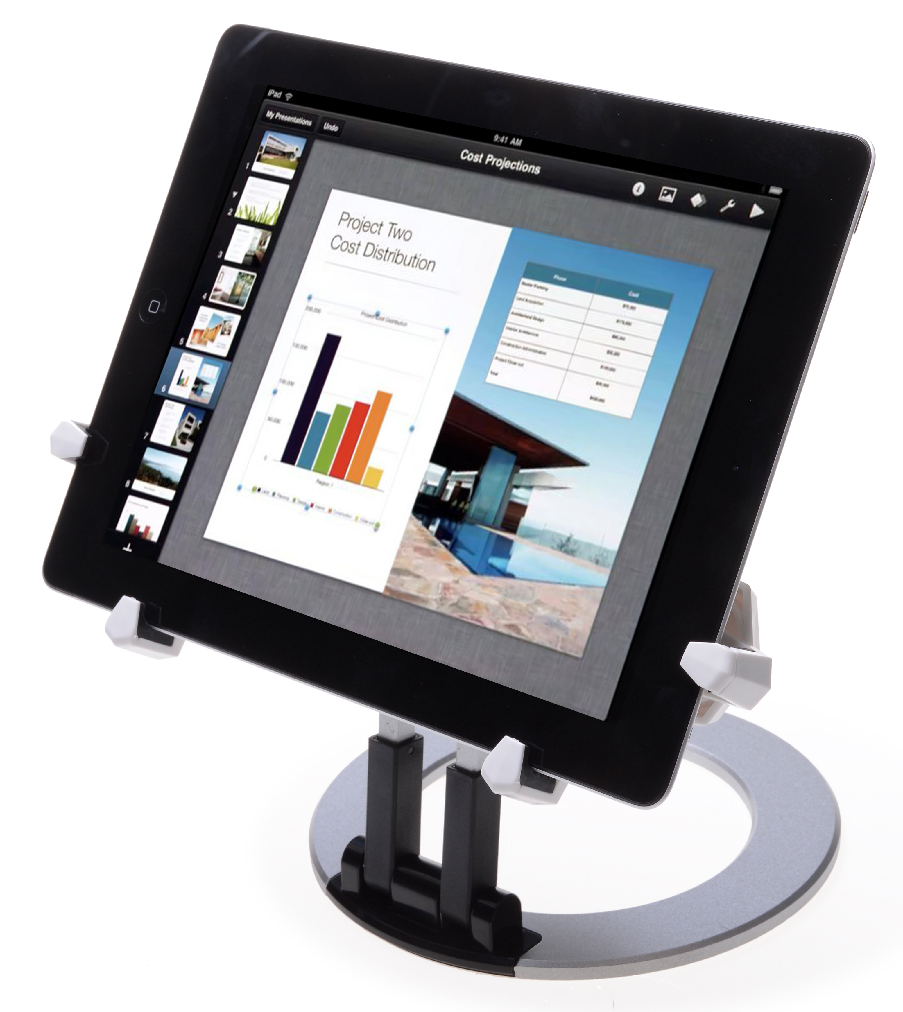 Tablet Counter Mount | Rotates 360° | Displays2Go
