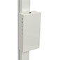 Steel locking pole mount utility box