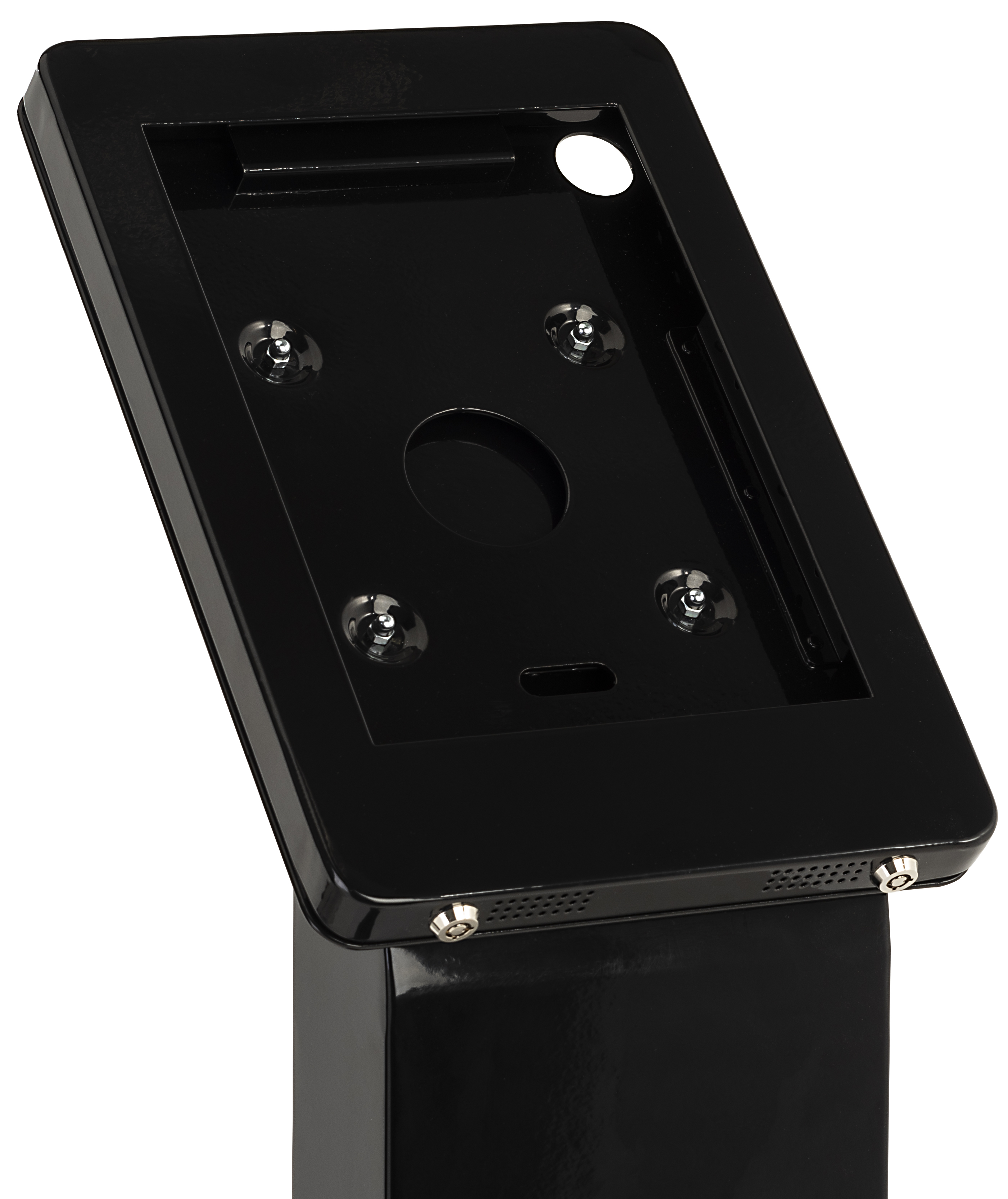 Navigator Series iPad 10.2 Floor Stand, Meets ADA Height and Reach - Black - Image 3
