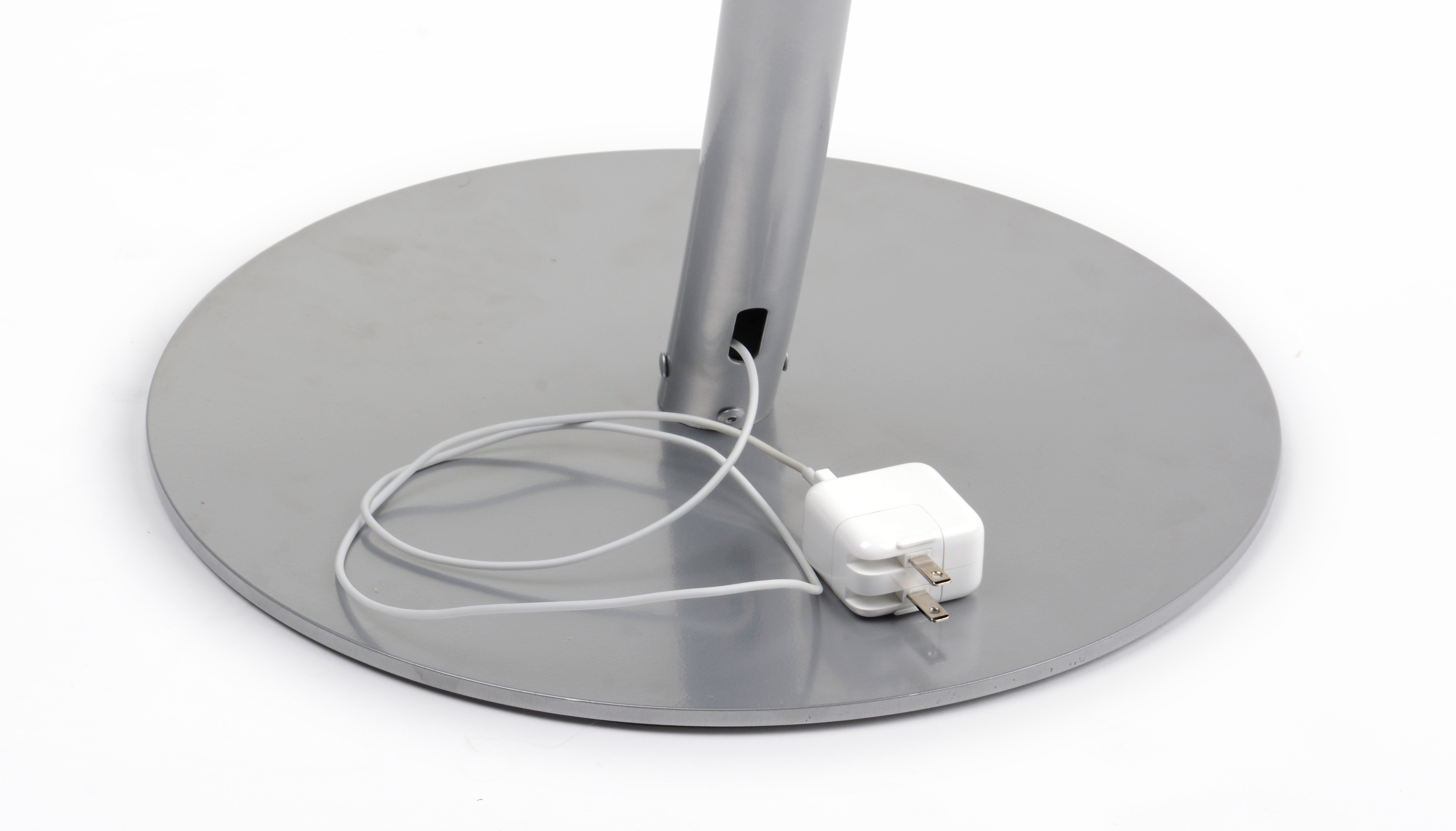 Curved iPad Floor Stand w/ Enclosure, Rotating & Tilting Bracket - Image 5