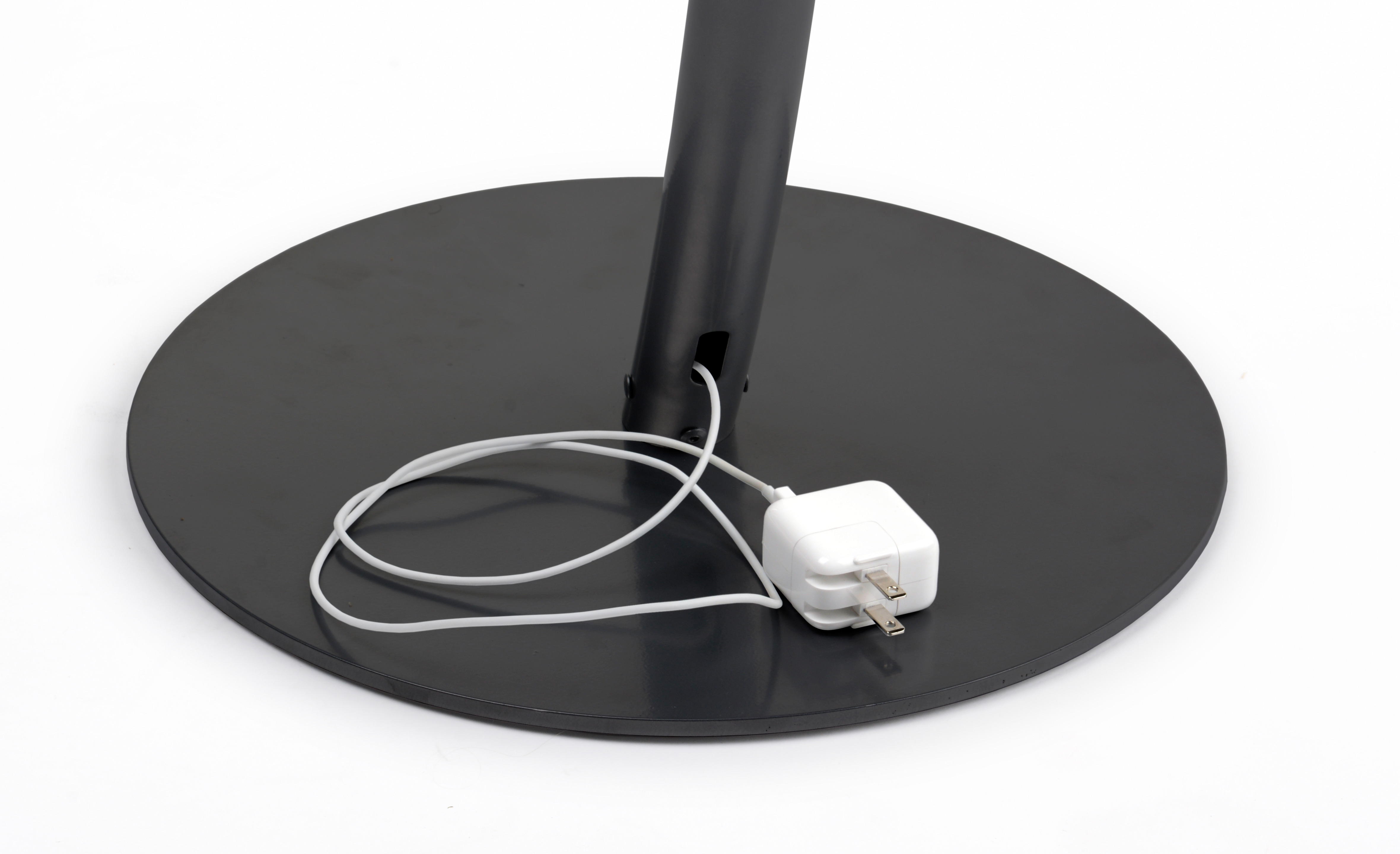 Curved iPad Floor Stand w/ Enclosure, Rotating & Tilting Bracket - Image 6