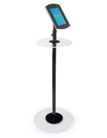 iPad Podium Table with Clear Acrylic Base
