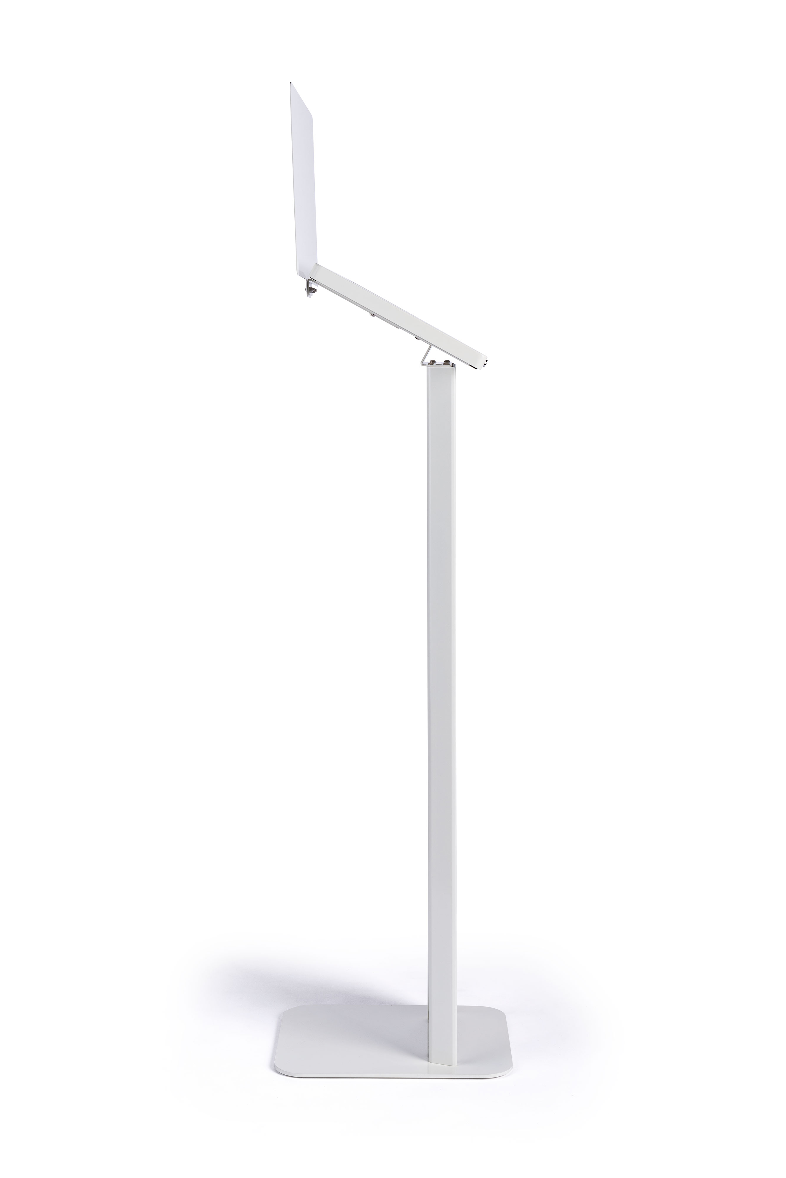 Tablet Floor Stand with Locking Enclosure and Sign Holder - Image 4