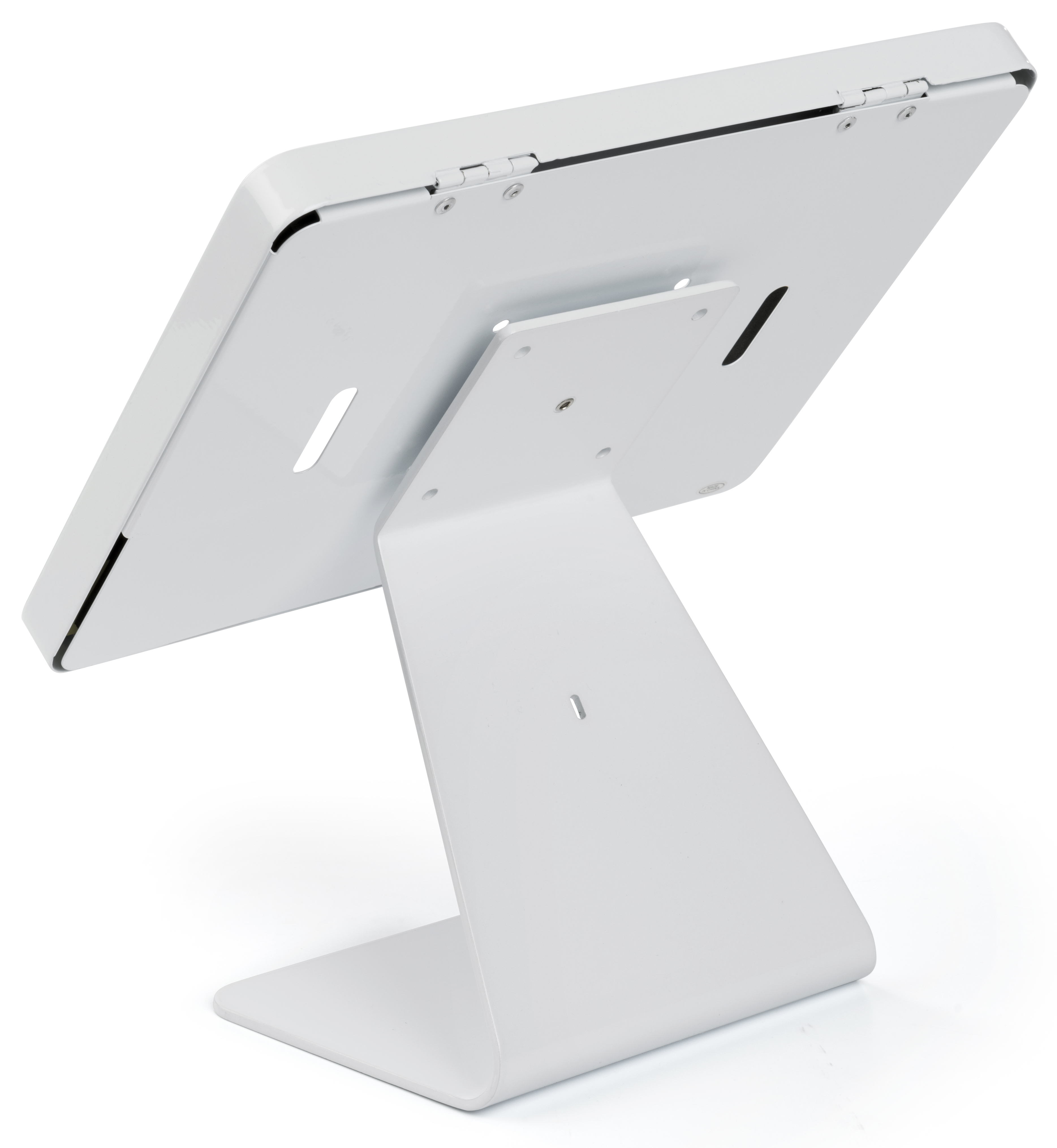 iPad Tablet Counter Stand, Foam Padding, Locking & Rotating Enclosure - Image 5