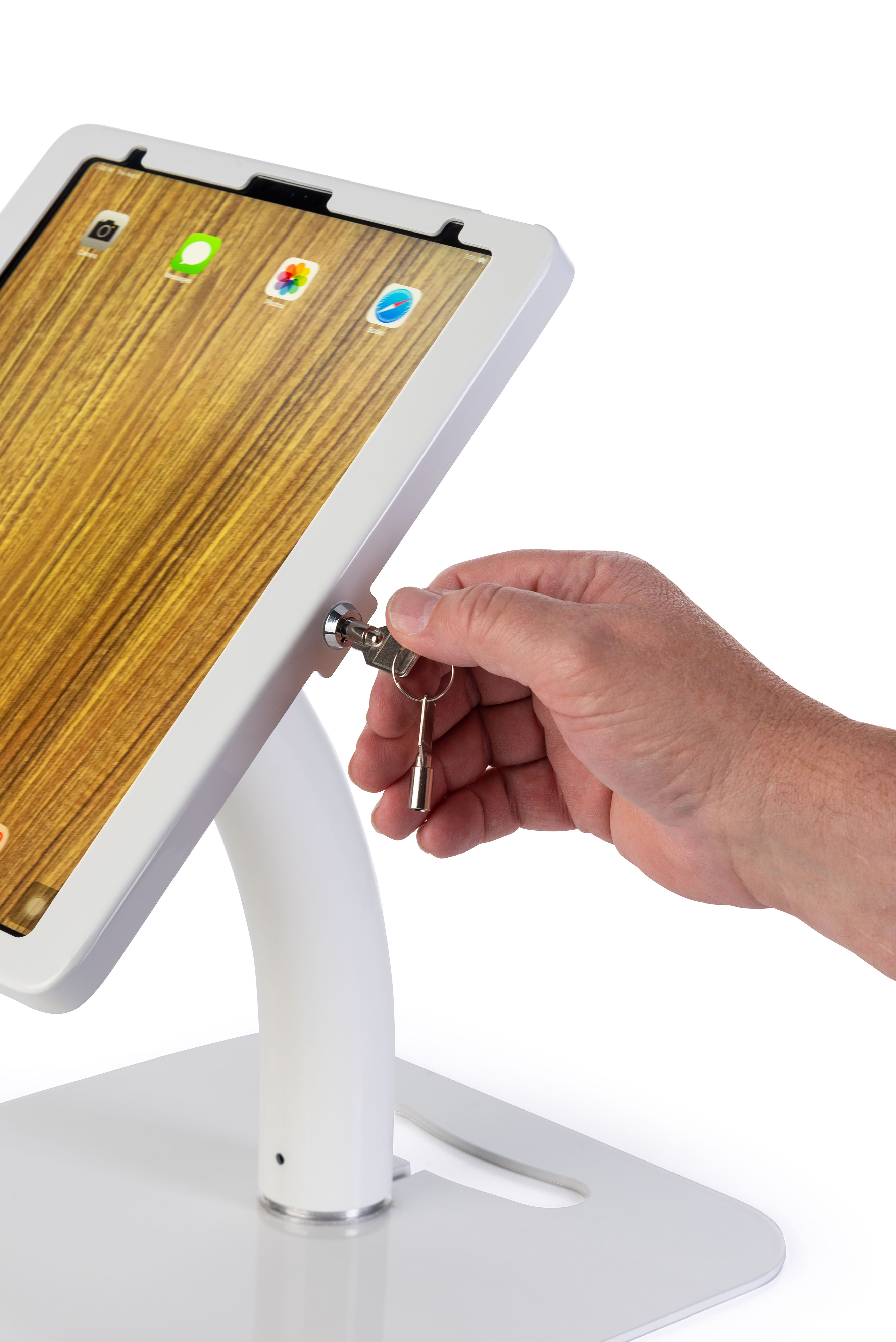 11" iPad Pro Tablet Stand for Floor or Countertop w/ Rotating Enclosure - Image 9