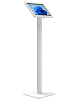 Floor standing Microsoft Surface tablet holder with white colorway