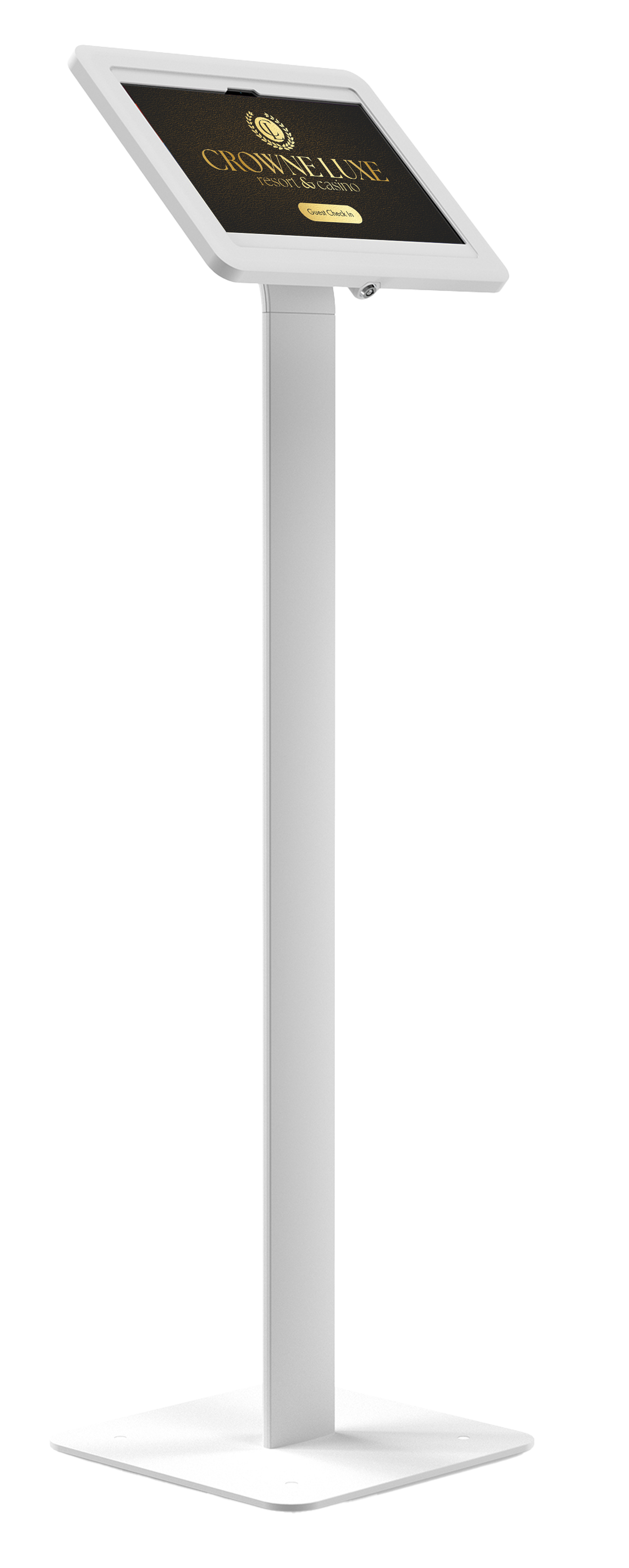 BOSSTAB Ellite EVO Samsung Galaxy Floor Stand w/ Locking Enclosure, Cable Management - Image 3