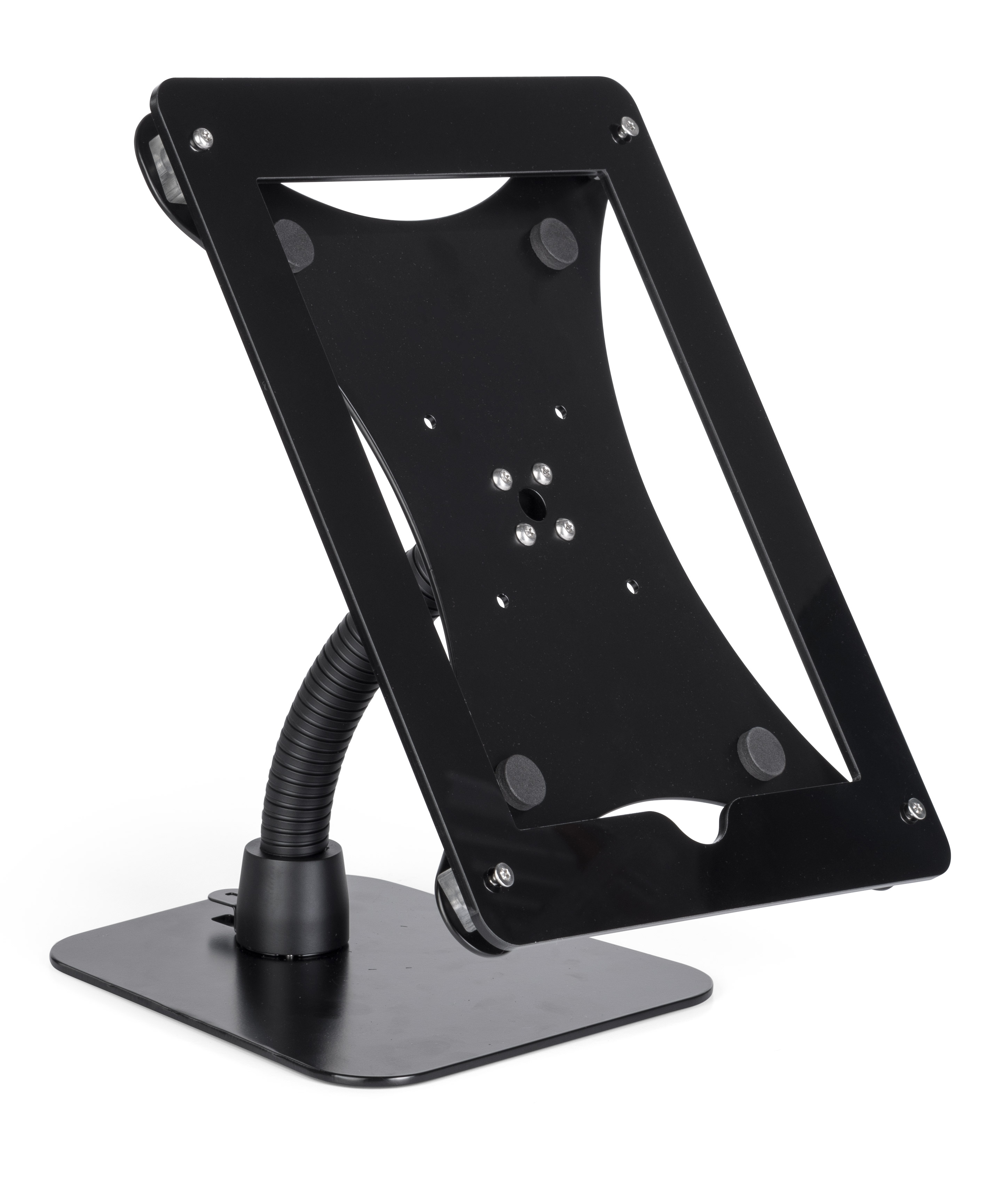 iPad 12.9” Counter Stand, Acrylic Enclosure, Gooseneck Arm - Image 2