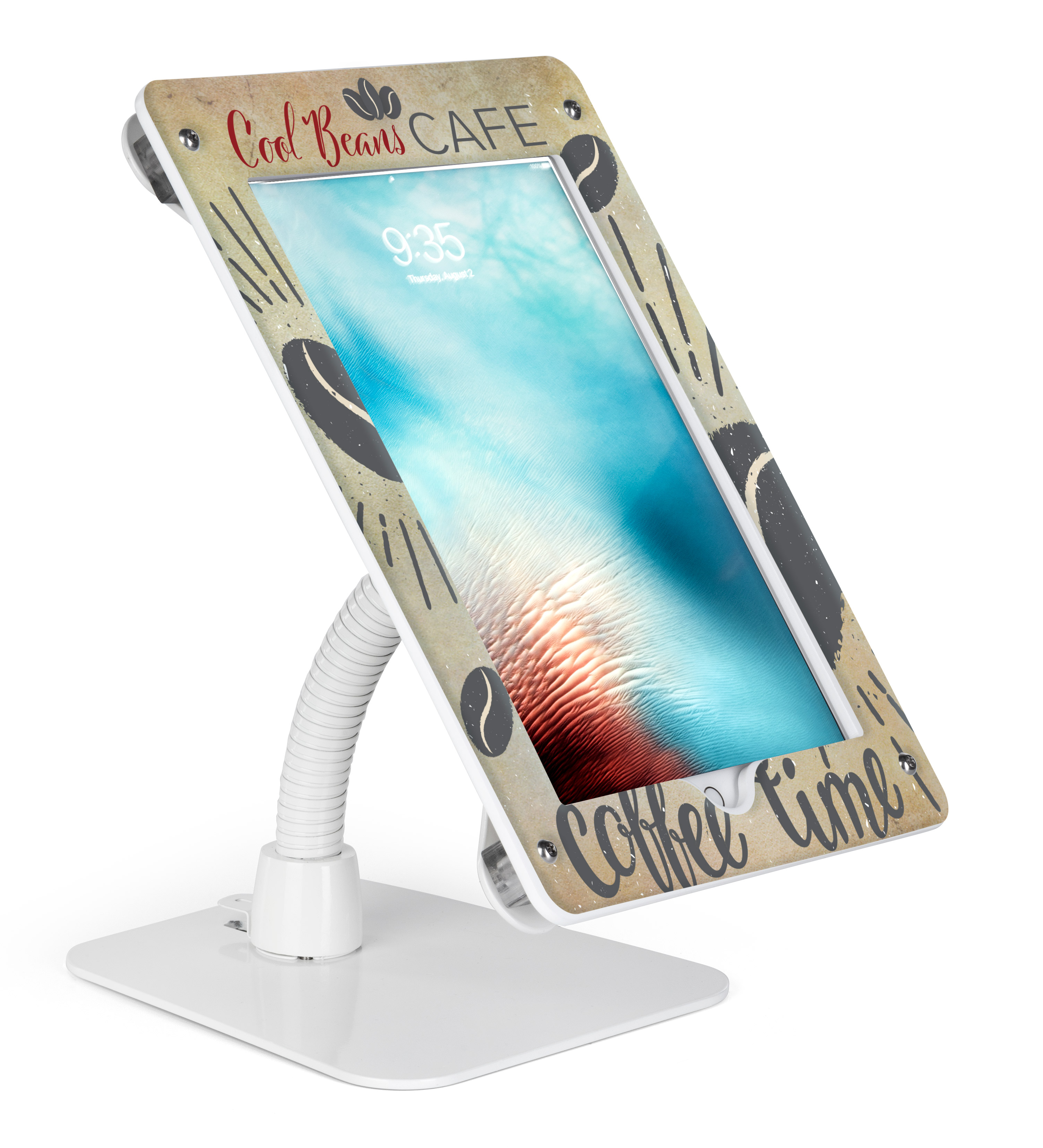 Custom Secure Flexible IPad 12.9 Stand | Branded Enclosure | Displays2go