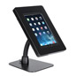 Black iPad anti-theft tablet stand holder