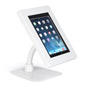 White anti-theft multi-mount iPad tablet stand