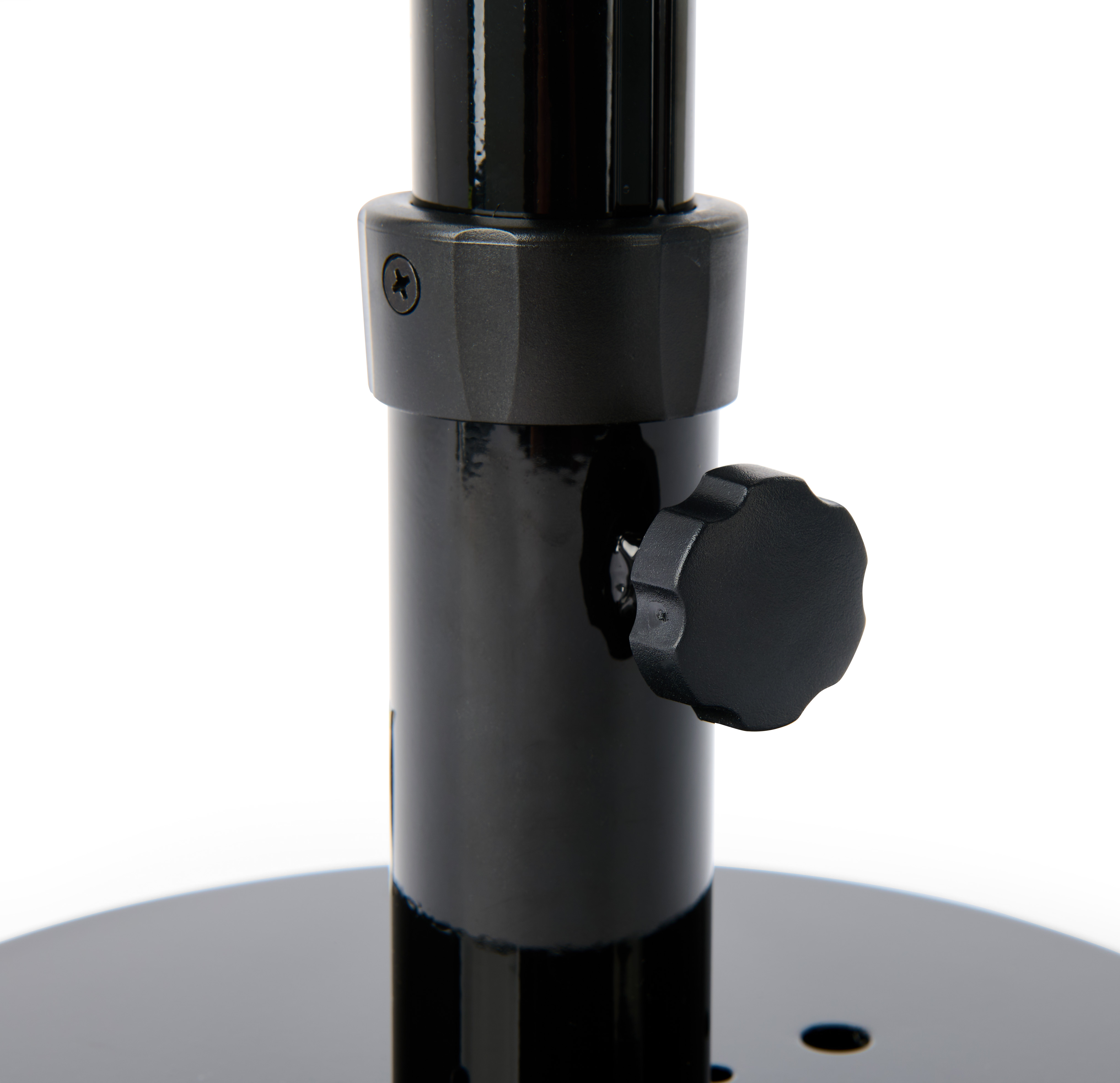 Adjustable iPad Mini Counter Stand w/ Locking Enclosure & Rotating Bracket - Black - Image 7