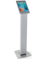Silver iPad Pro Floor Stand for Trade Shows