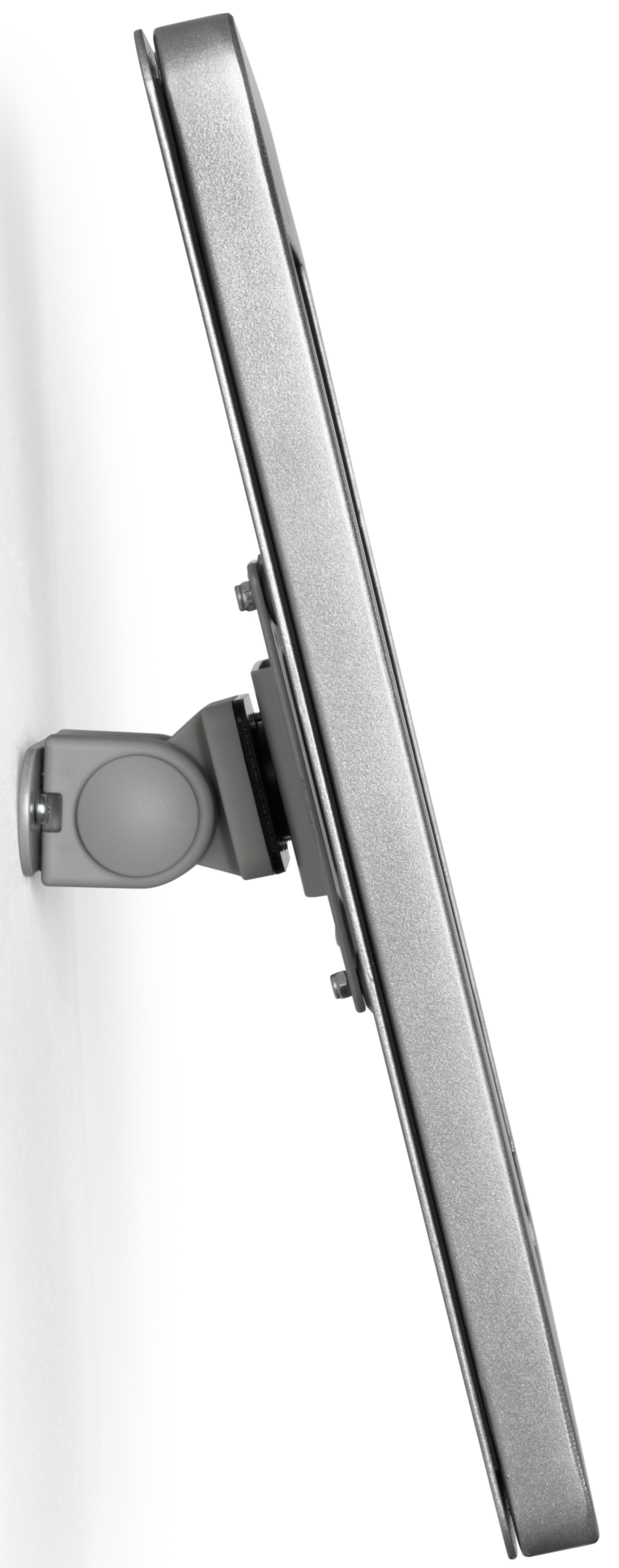 iPad Pro Wall Fixture w/ Exposed Home Button, Tilting & Rotating Bracket - Silver - Image 3