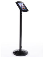 Black Kiosk iPad Stand 
