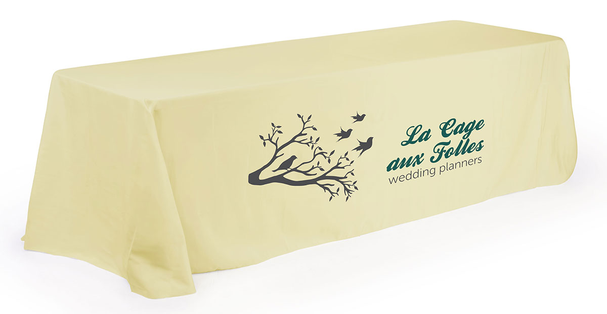 Customized Tablecloths Includes Full Color Digital Vinyl Graphics ...